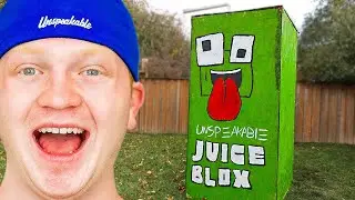 I Surprised Unspeakable with a APPLE JUICE House!