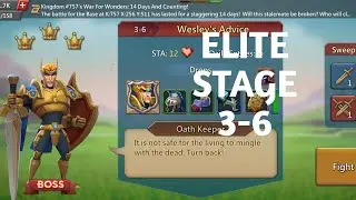 Lords mobile Elite 3-6 Wesley's Test f2p|Elite stage 3-6