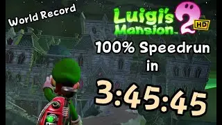 (Former World Record) Luigi's Mansion 2 HD 100% Speedrun in 