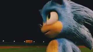 Sonic Play Baseball All Alone Himself