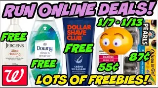 WALGREENS ONLINE DEALS (1/7 - 1/13) | **Lots of Freebies & Cheap Lotion!