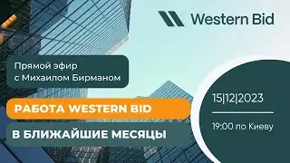 Работа Western Bid в ближайшие месяцы. Прямая трансляция с Михаилом Бирманом