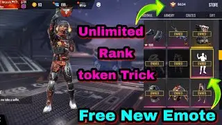 Free Fire Unlimited Rank Token Trick|Rank Token All Item Exchange|New Bundle,Free Emote Trick|FFA