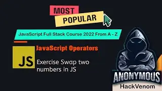 Exercise Swap two numbers in javascript | JavaScript Operators | HackVenom
