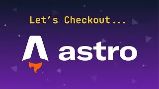 Let's Checkout... #Astro