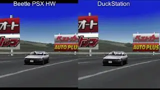 Touge Max G - Beetle PSX HW vs. SwanStation (PGXP)