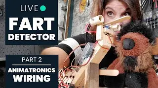 Ep. 2 Wiring the Fart Detector Animatronics | FART-A-TUCHUS - Fart Detector