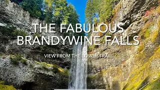 The Fabulous Brandywine Falls. Amazing View from the Lower Trail.