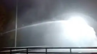 Работа водяной пушки Rain Bird
