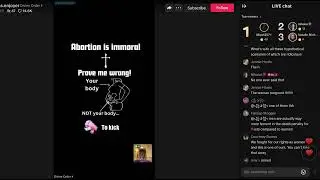 ABORTION DEBATE VS CHRISTIAN (Divine Order) Part 2 19/10/24