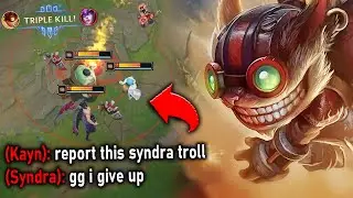 Enemy Syndra Gives Up After this Nuclear Ziggs Ult...