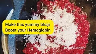 Healthy Beetroot Bhaji Recipe #recipe #cooking