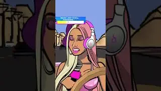 Nicki Minaj as a Tik Tok NPC