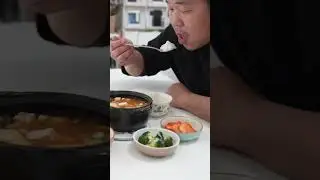 한국 사람은 역시 밥을 먹어야지