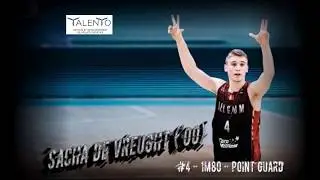 Sacha De Vreught - 2017 U18 EC Highlights (Talento)