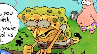 Patrick you IDIOT (Spongebob Comic Dub)