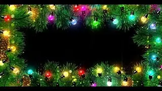 Christmas Lights Frame | Motion Graphics - Videohive template