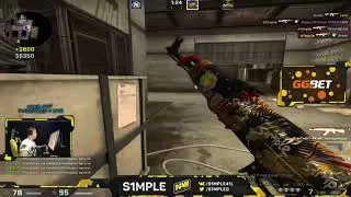 s1mple ACE Faceit Pro League Europe