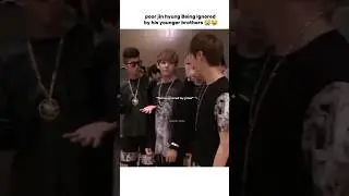 poor jin begin ignored by his brothers 😭😂 #bts #army #jin #viral #shorts