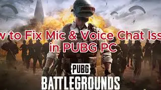 Fix Mic & Voice Chat in PUBG PC  100% ( 2026)
