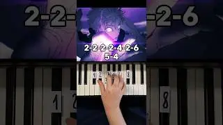 Gojo vs Sukuna Piano Tutorial #shorts