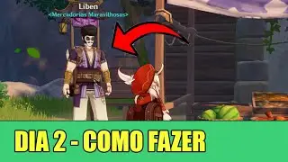 Como ACHAR o Liben no evento do DIA 2 - Mercadorias Maravilhosas [GENSHIN IMPACT]