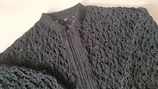 📌Кардиган Аля Кучинелли (обзор).Молния для кардигана и новый процесс