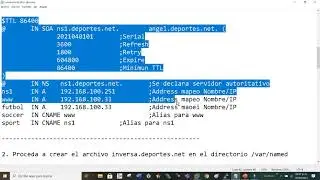 Practica Instalacion y configuracion de DNS en Centos 7 Bind