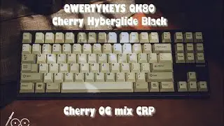 Qwertykeys QK80 with Cherry Hyperglide Black (HB)