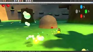 testing the forest boss's moves