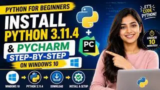 Why learn Python? | How to install Python 3.11.4 on Windows 10 | Install PyCharm community editor