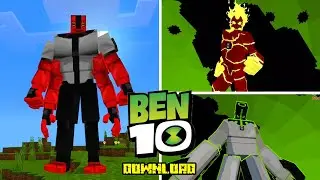 How To Download BEN 10 Addon For Minecraft PE 1.20.70+ | OMNi R Addon Download