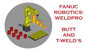FANUCS ROBOGUIDE SOFTWARE WELDER PRO BUTT AND T WELD