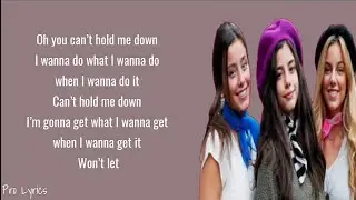 Davis Sisters - Can't Hold Me Down (Lyrics)