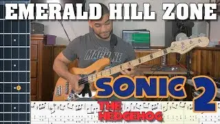 Emerald Hill Zone - Sonic the Hedgehog 2 (Bass Cover with Tabs)