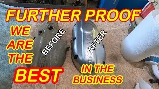 How I blast these Bultaco Parts. Look better than new!
