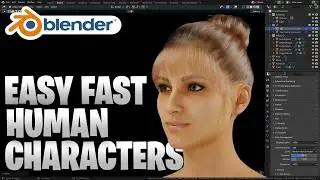 Create Fast Realistic Human Characters in Blender