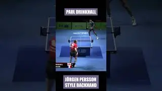 Paul Drinkhall JÖRGEN PERSSON STYLE BACKHAND! #shorts #tabletennis