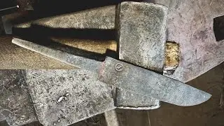 Ковка рабочего ножа 🗡️⚒️. Кузнечная мастерская 