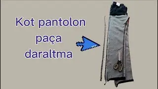 How to narrow the leg of jeans/trousers?