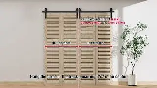Installation of Rollers and Ground Axis of Folding Door