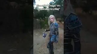 And then she stole all the NPCs bones 💀 #dnd #cosplay
