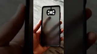 my new phone poco x3 back case unboxing