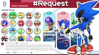 MARIO AND SONIC AT TOKYO 2020 | Gameplay (4 Players) | Waluigi VS Sonic VS Luigi VS Metal Sonic