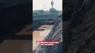 Girder launching work, 2023 #viral #viralshort #youtubeshorts #civilengineering