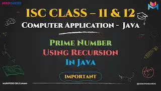 Prime Number Using Recursion in Java | Step-by-Step Explanation 🚀