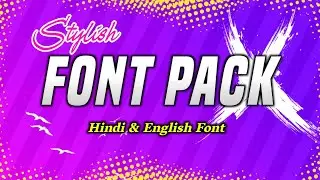 2021 Stylish Font Pack || Pixerlab Tutorial 2021 || Font Pack Download 2021 || Shishupal Sahu