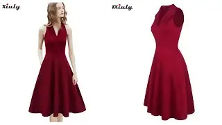 Одежда с AliExpress - Элегантное красное платье