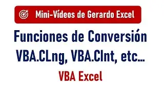 Funciones de Conversión con VBA Excel