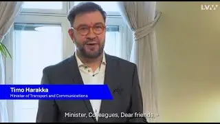 Timo Harakka, ministro dei trasporti e delle comunicazioni (FIN) e Pekka Timonen, sindaco di Lahti
